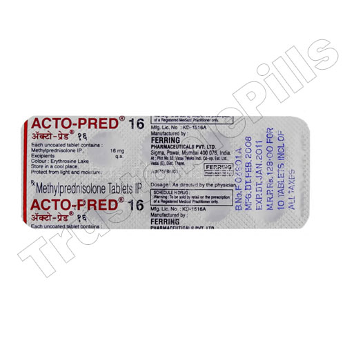 Acto-Pred-16-Mg-(Methylprednisolone)