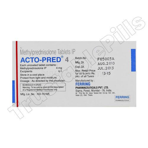 Acto-Pred-4-Mg-(Methylprednisolone)